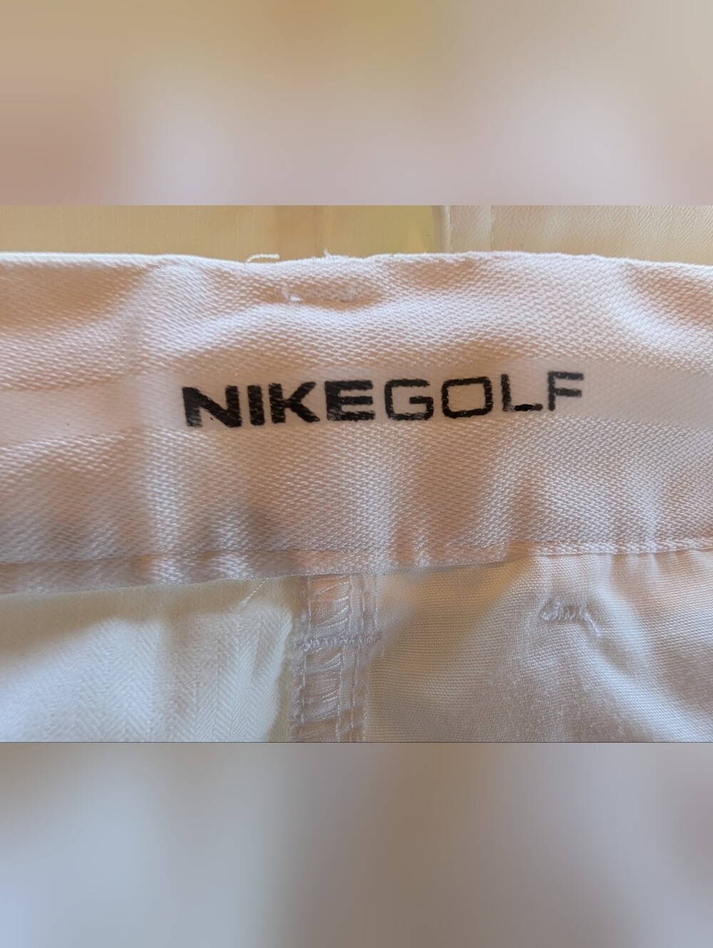 Nike Tiger Woods Golf Shorts Men's 32" Waist White 11" Inseam - Picture 5 of 10